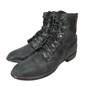 Ariat Heritage Black Leather Lace Up Boots #33501 Women's Size 8